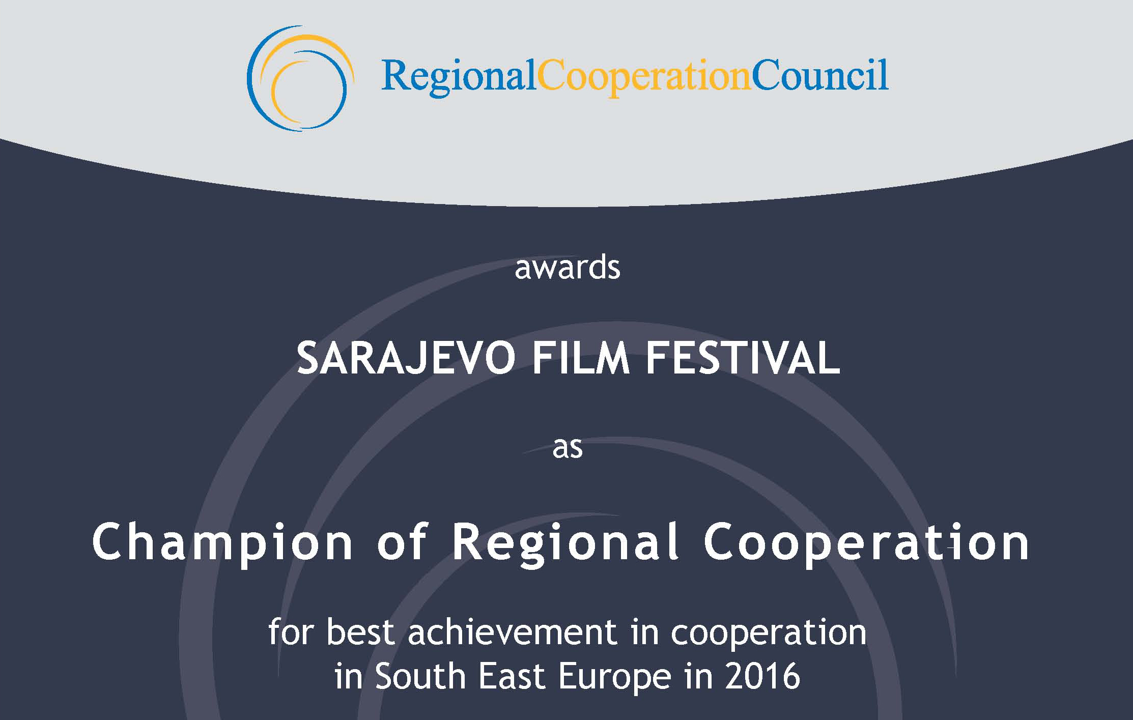 Champion of Regional Cooperation  for 2016