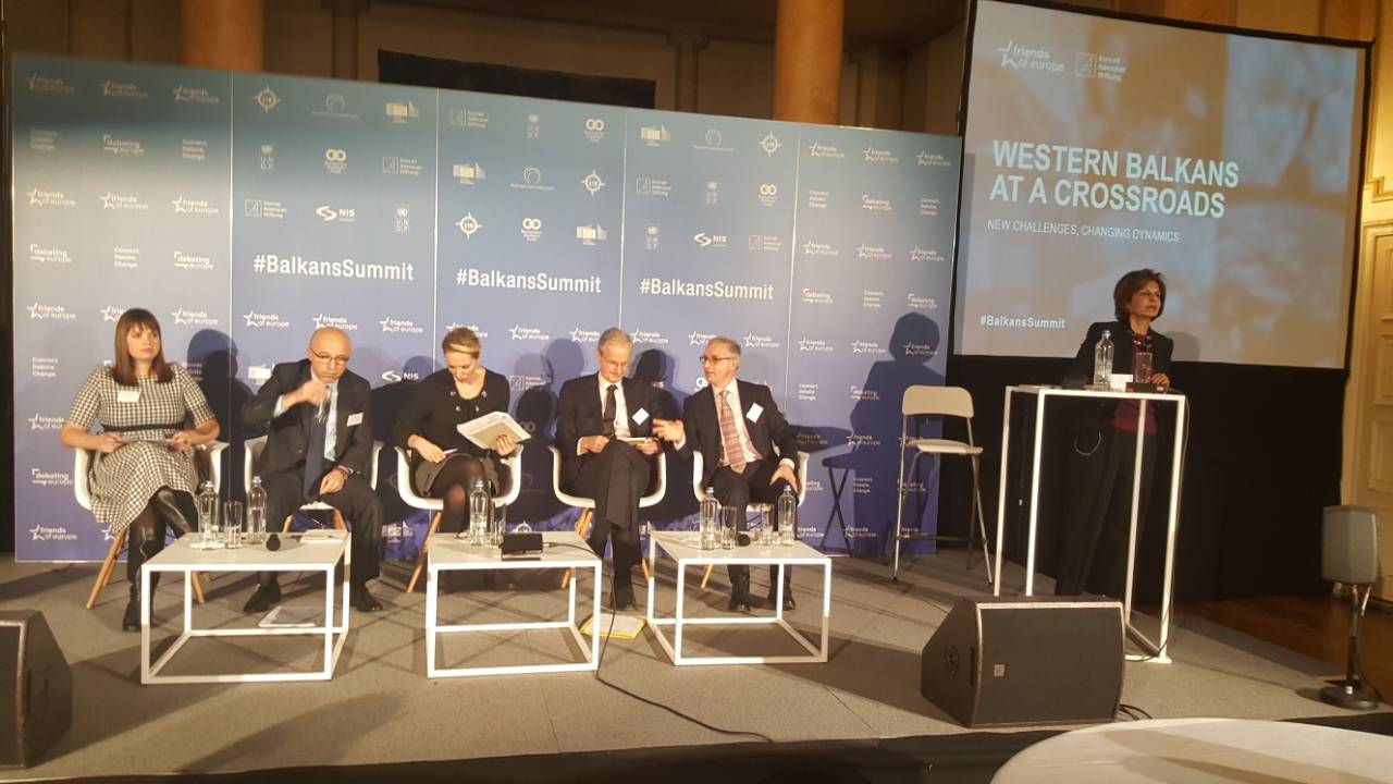 18th edition of policy summit on the Western Balkans under the title: Western Balkans at a Crossroads: New Challenges, Changing Dynamics, organised by the Friends of Europe, with the support of the RCC, was held on 5 December in Brussels. (Photo: Friends of Europe)