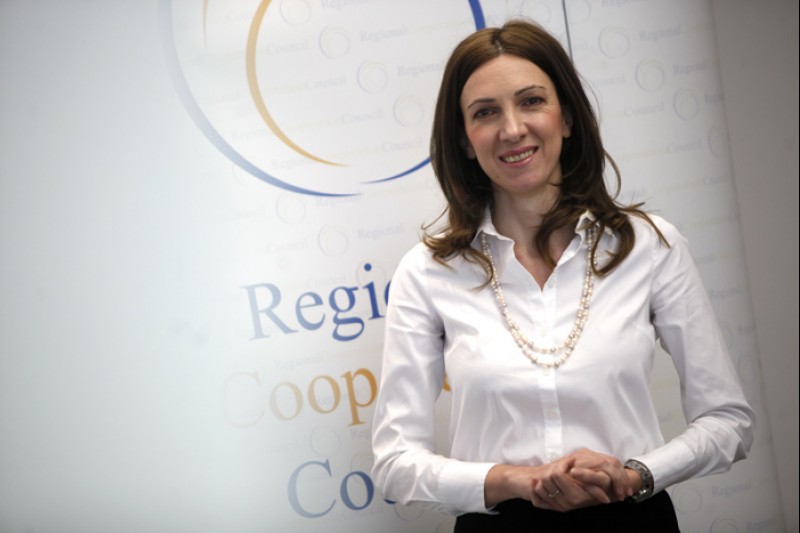 Dinka Živalj is the Spokesperson of the Regional Cooperation Council. (Photo RCC/Dado Ruvic)