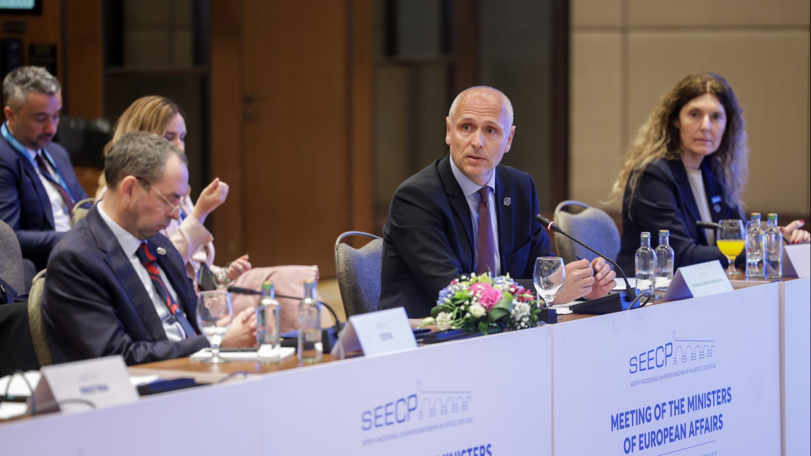 Amer Kapetanovic, Head of RCC’s Political Department at the meeting of SEECP Ministers of European Affairs
