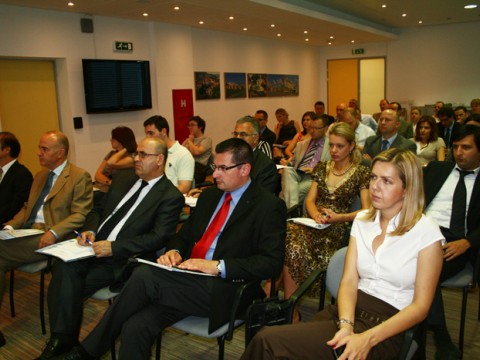 The RCC Secretariat briefs the diplomatic community in Sarajevo of results of the 4th Annual Meeting of the organization and the related SEECP events, held in Belgrade on 12-15 June 2012. Sarajevo, Bosnia and Herzegovina, 22 June 2012. (Photo RCC/Selma Ahatovic-Lihic)