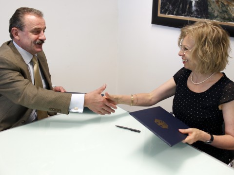 Hido Biscevic (left), RCC Secretary General, and Ulrike Knotz, German Ambassador to Bosnia and Herzegovina