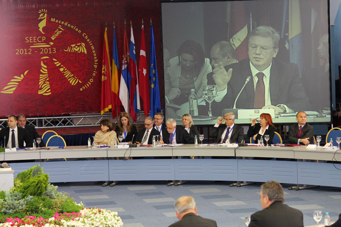 Meeting of Ministers of Foreign Affairs of the South-East European Cooperation Process (SEECP) was held in Ohrid on 31 May 2013. (Photo: RCC/Selma Ahatovic-Lihic)