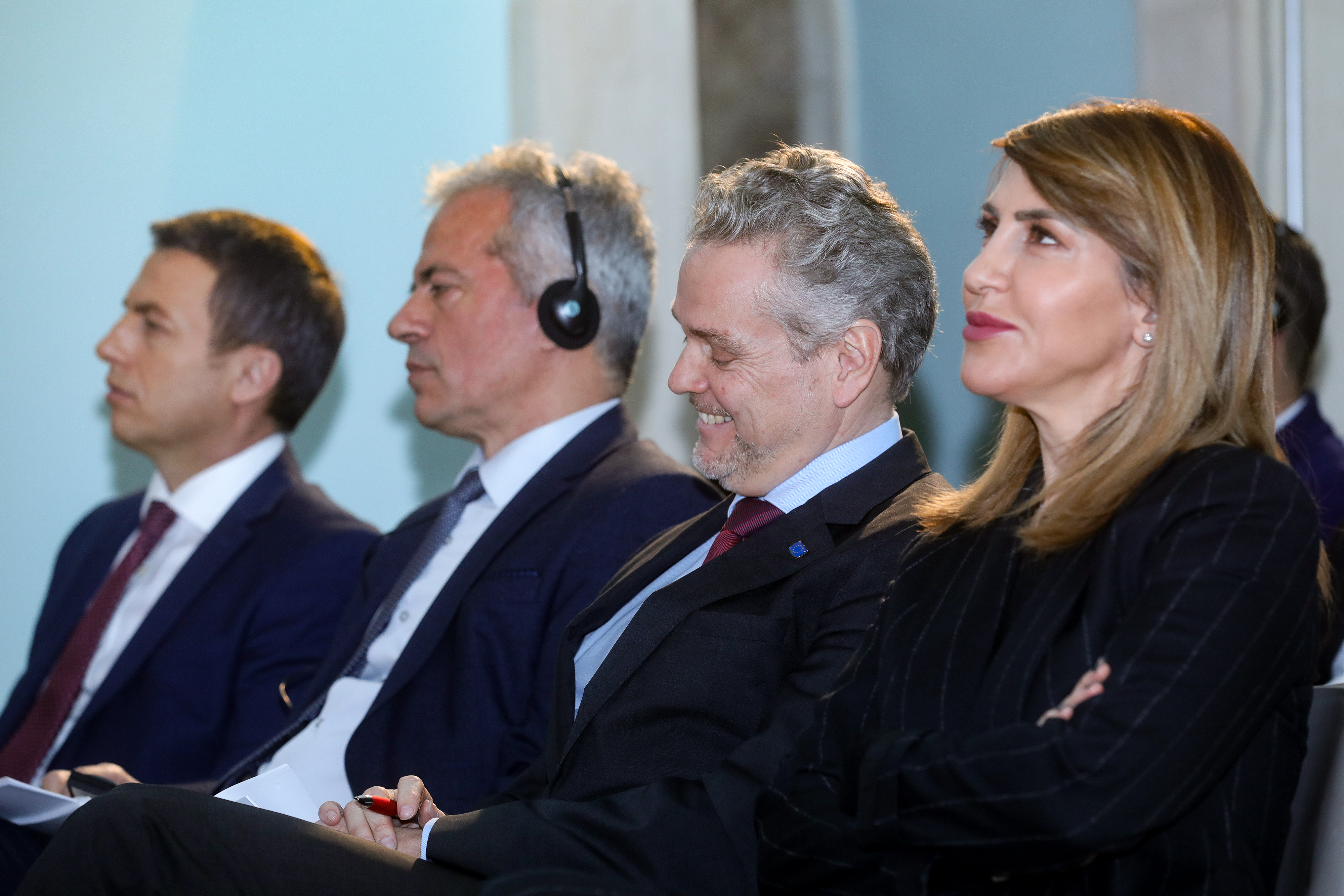 Secretary General Majlinda Bregu at the Regional Conference “Employment - Shades of Grey in the Western Balkans: Regional Perspectives on Creating More and Better Jobs”, marking the beginning of the Phase two of the RCC’s Employment and Social Affairs Platform Project - ESAP 2, in Sarajevo on 28 January 2020 (Photo: RCC/Armin Durgut) 