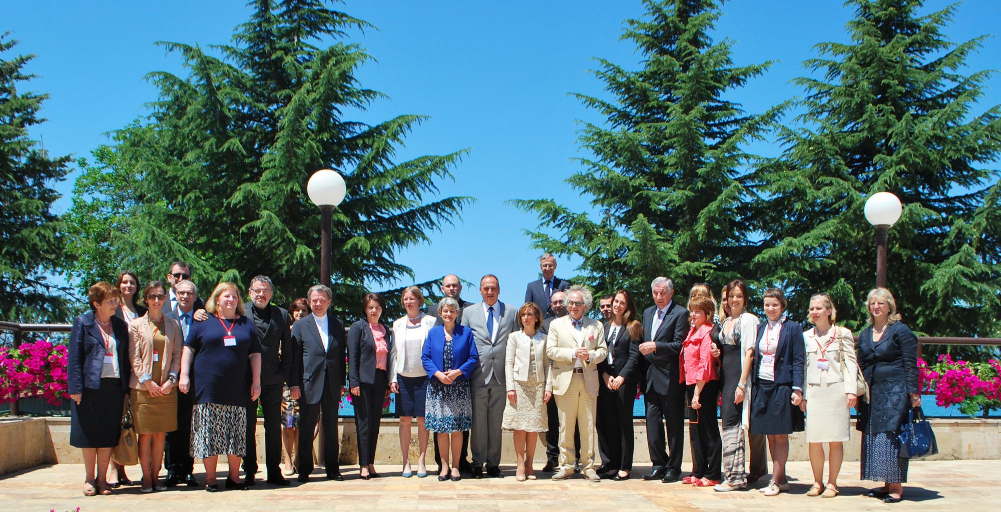 Ministers of Culture of Bosnia and Herzegovina, Croatia, Montenegro and Serbia met in Ohrid, on 28 June where they handed over a joint nominations dossier to the UNESCO Secretary General, Irina Bokova (Photo courtesy of Ministry of Culture of The Former Yugoslav Republic of Macedonia)