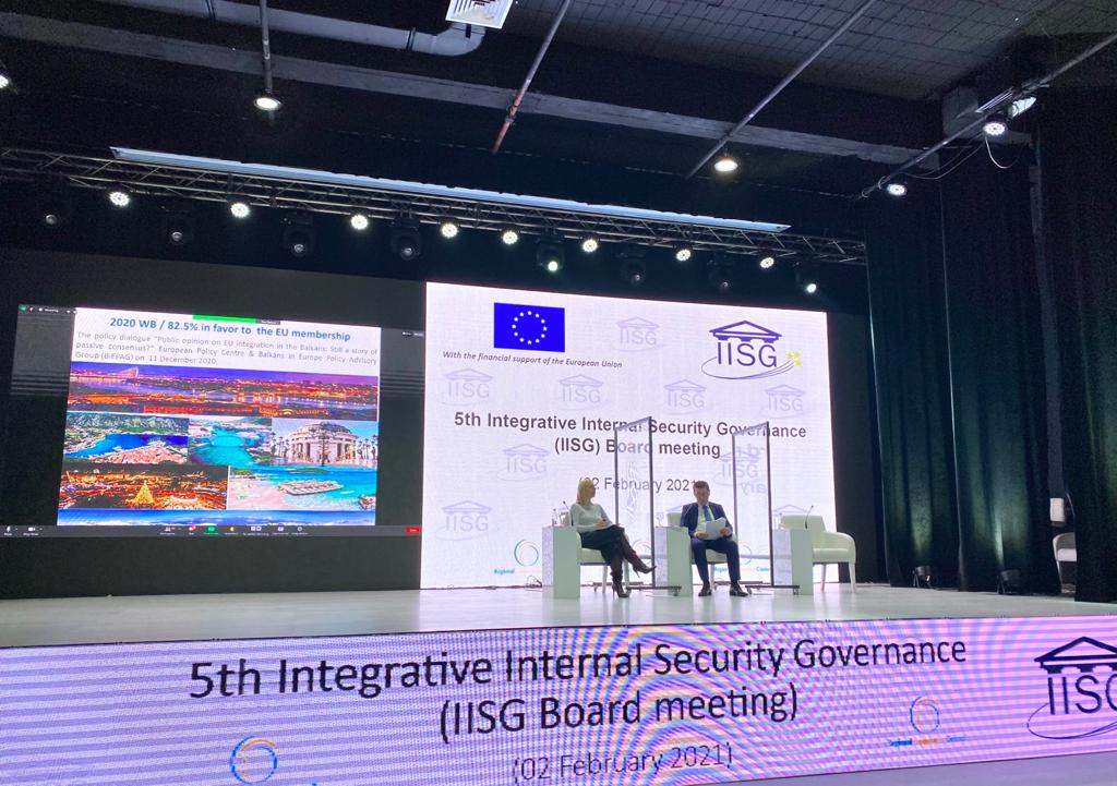5th meeting of the IISG Board was held for the first time under the RCC umbrella in Sarajevo on 2 February 2021 (Photo: RCC/Emina Basic)