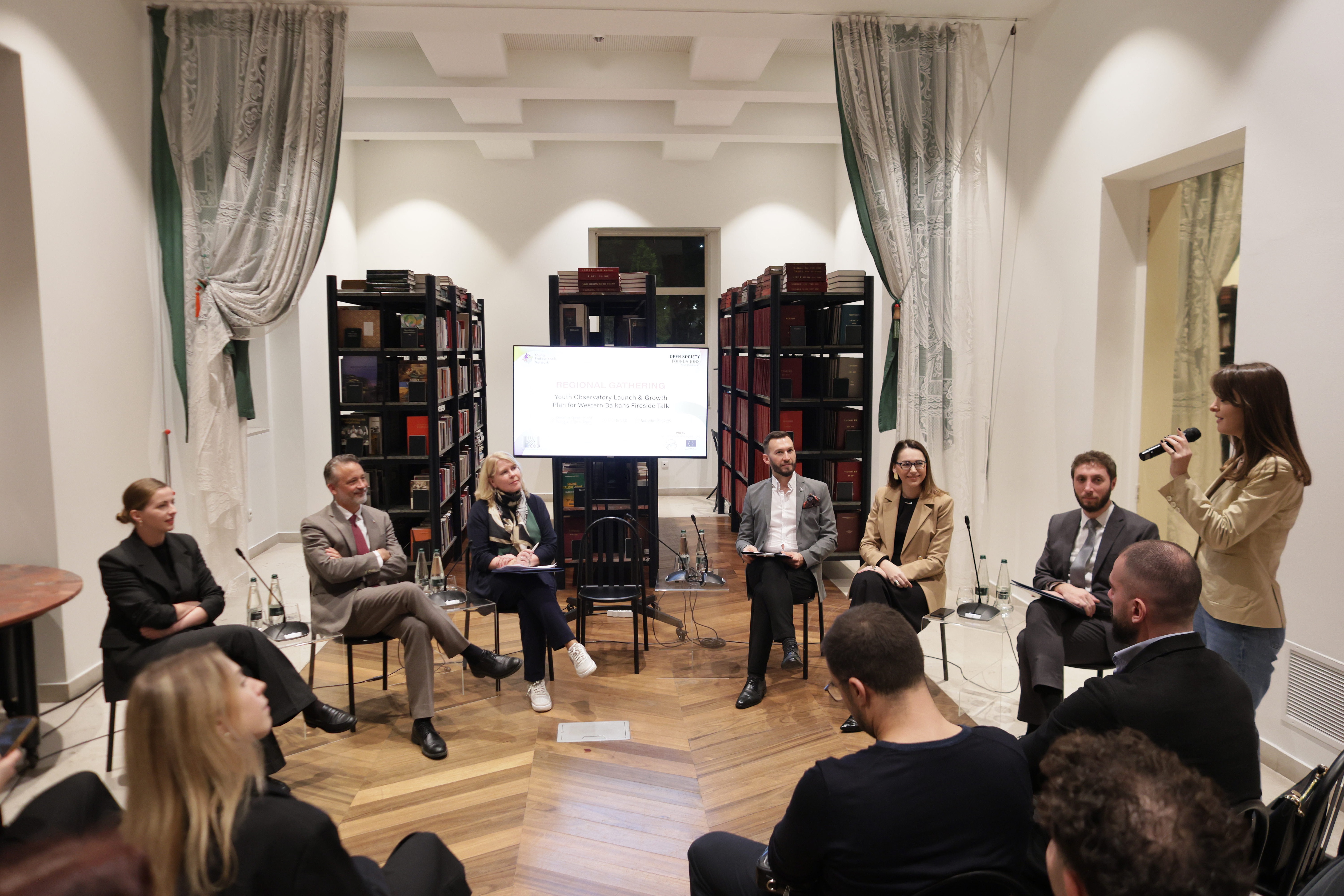 Fourth Regional Fireside Talk, titled “The Growth Plan & Common Regional Market: Where Does Youth Fit In?”, in Tirana on 18 November 2025 (Photo: RCC/Henri Koci)