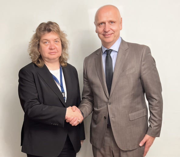 RCC Secretary General Kapetanović met with Nataliya Kiselova, Speaker of the Parliament of Bulgaria in Tirana on 10 June 2025 (Photo: Courtesy of Parliament of Bulgaria)