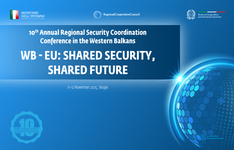 10th Regional Security Coordination Conference (JUMBO): “WB–EU: Shared Security, Shared Future