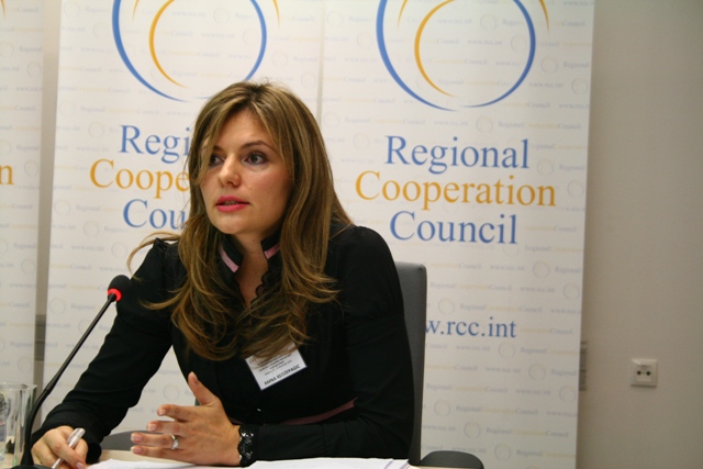 Amna Redzepagic, Expert on Infrastructure, RCC Secretariat (Photo: RCC/Dado Ruvic)