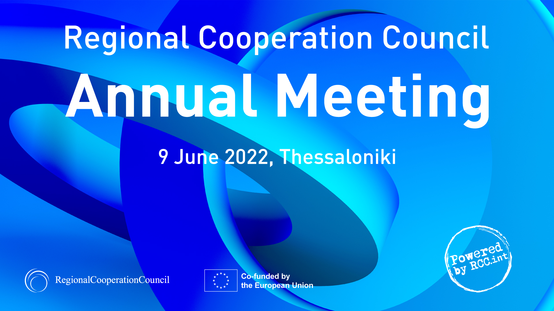 Annual meeting of the Regional Cooperation Council to take place on 9 June 2022 in Thessaloniki (Design: RCC/Sejla Dizdarevic)