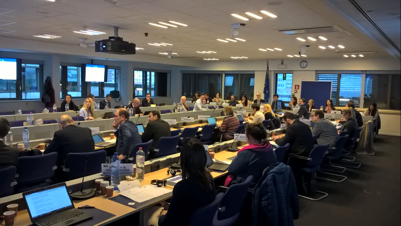 Representatives of the Western Balkans presenting developments in Open Science and Open Access policies in their economies at the 5th meeting of the EU network of National Points of Reference on Scientific Information (NPR) (Photo: RCC)
