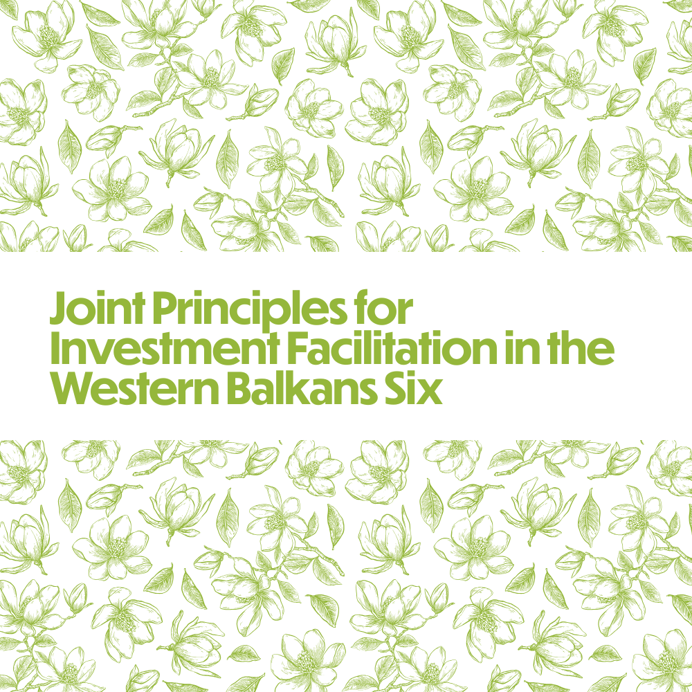 Joint Principles for Investment Facilitation in the Western Balkans Six