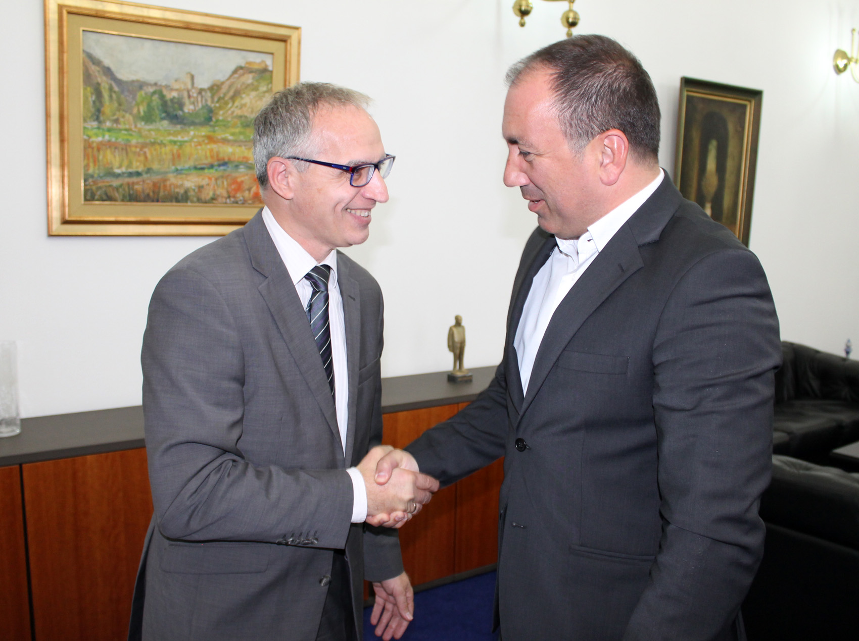 RCC Secretary General, Goran Svilanovic at his first official visit to the Minister of Foreign Affairs of BiH, Igor Crnadak (Photo: MFA of Bosnia and Herzegovina/Jasmin Gagula)