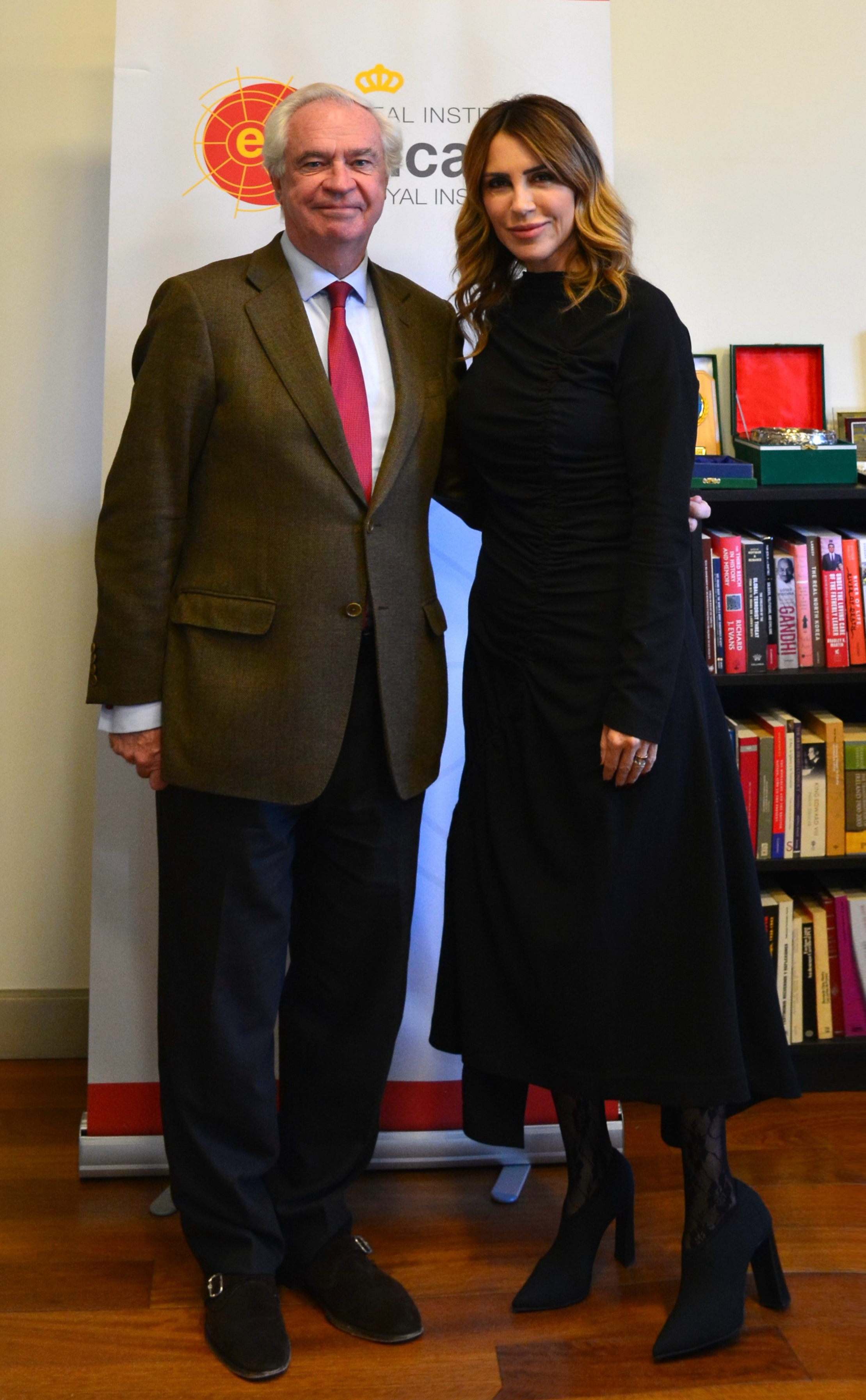 RCC Secretary General Majlinda Bregu with Charles Powell, Director of Elcano Royal Institute, in Madrid on 23 November 2023 (Photo: RCC/Vicente Pecados)