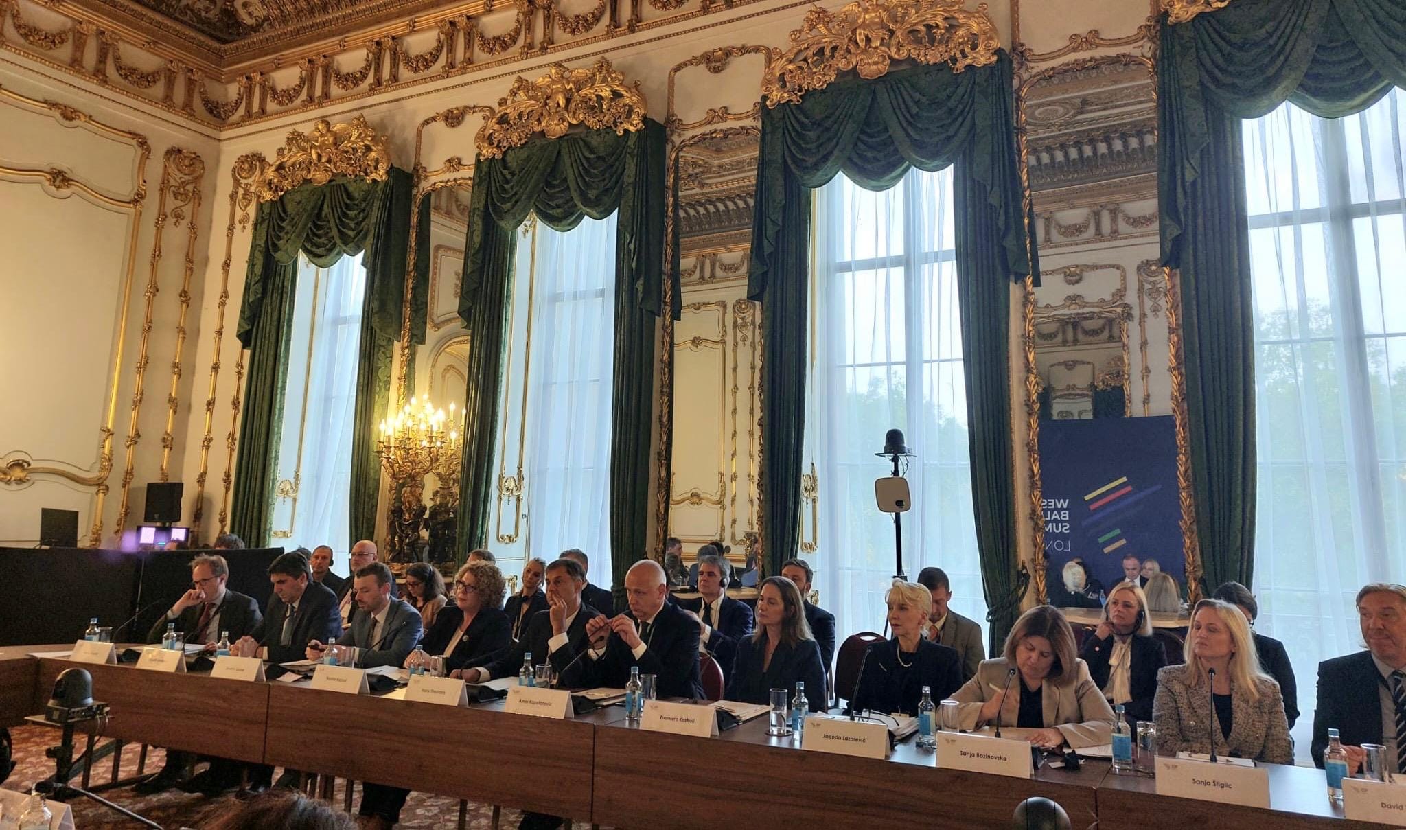 RCC Secretary General Amer Kapetanovic spoke at the Economy Ministers’ Meeting of the Berlin Process in London on 16 October 2025 (Photo: Flickr)