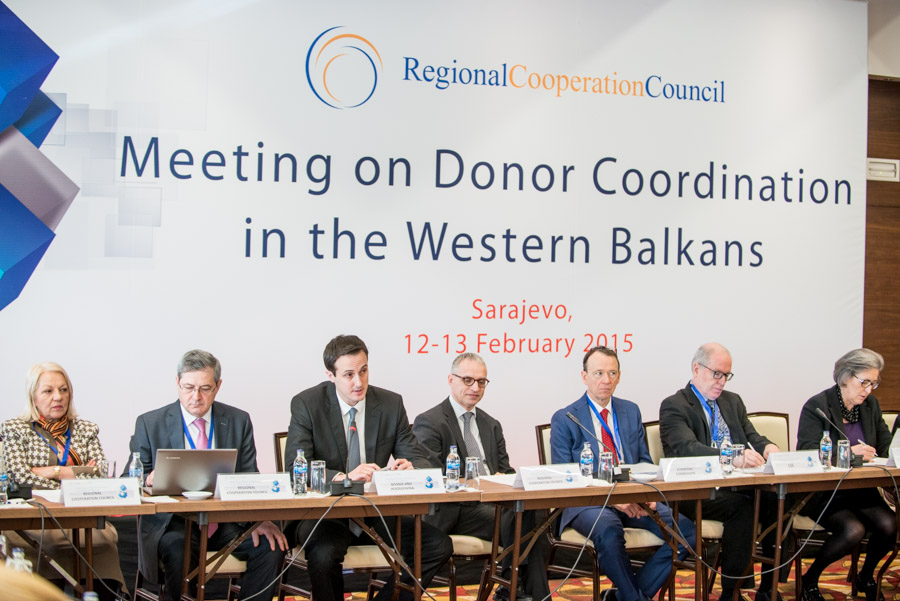 RCC hosted Meeting on Donor Corrdination in the Western Balkan, on 12-13 February 2015, in Sarajevo, BiH. (Photo RCC/Amer Kapetanovic)