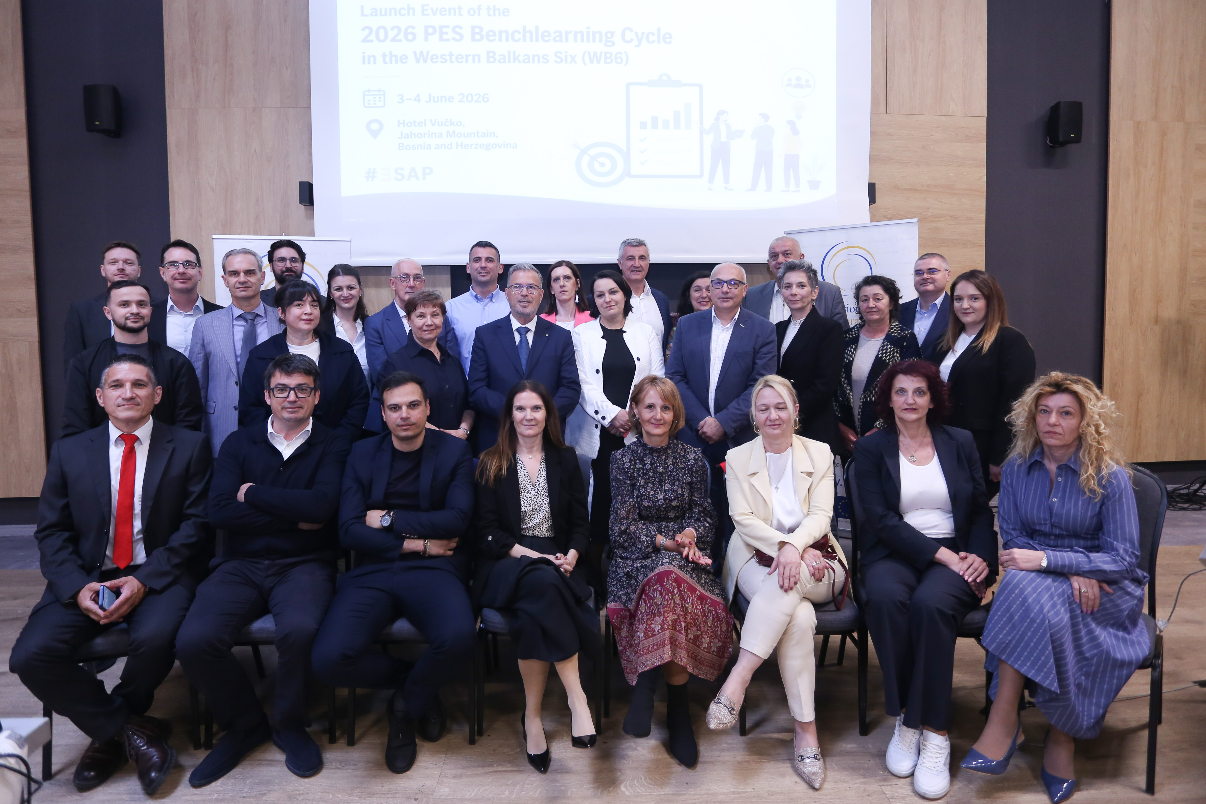 Launch Event of the 2026 PES Benchlearning Cycle in the Western Balkans Six (WB6), Jahorina, Bosnia and Herzegovina, 3-4 June 2026 (Photo: RCC ESAP 3/Jasmin Sakovic)