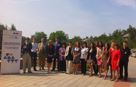 Participants of the Regional Cooperation Council (RCC) Task Force on Culture and Society (TFCS) meeting, in Novi Sad, Serbia, on 15 July 2013. (Photo: RCC TFCS)