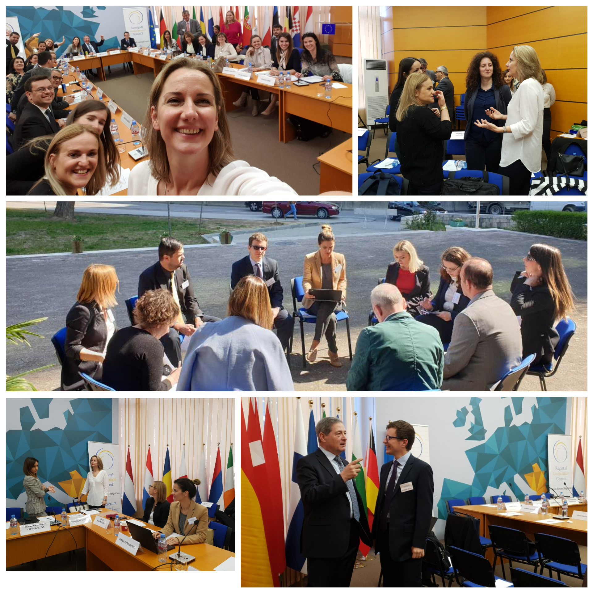 WB6 Component Contact Points (CCPs) in charge for implementation and monitoring of MAP REA reflected on the results of plan's implementation during the period July-December 2018, at their third meeting, organized by the RCC in Tirana on 19 March 2019 (Photo: RCC/Pranvera Kastrati)