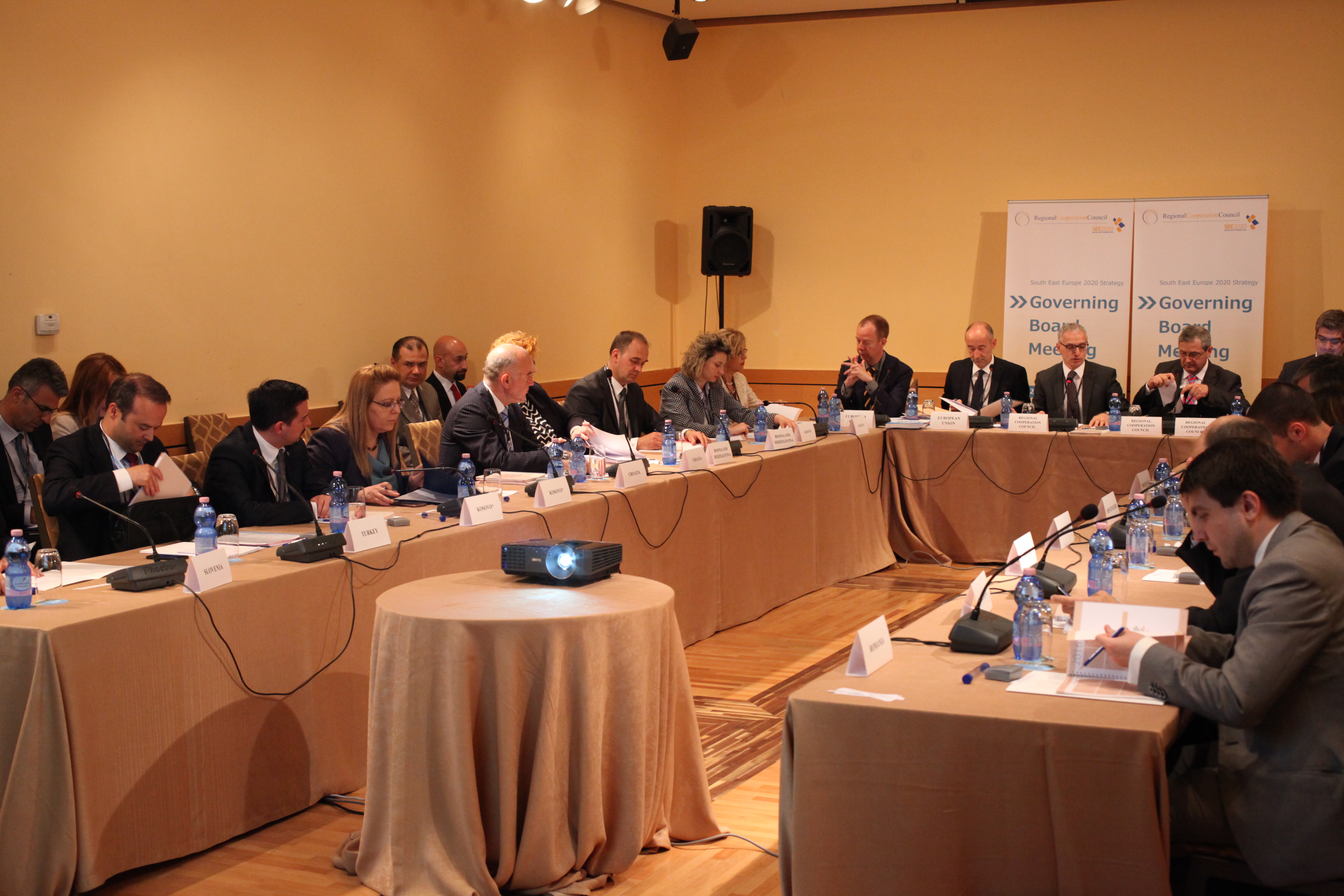 The second South East Europe 2020 Strategy (SEE 2020) Governing Board meeting took place on 21 May in Tirana, Albania. (Photo: RCC)