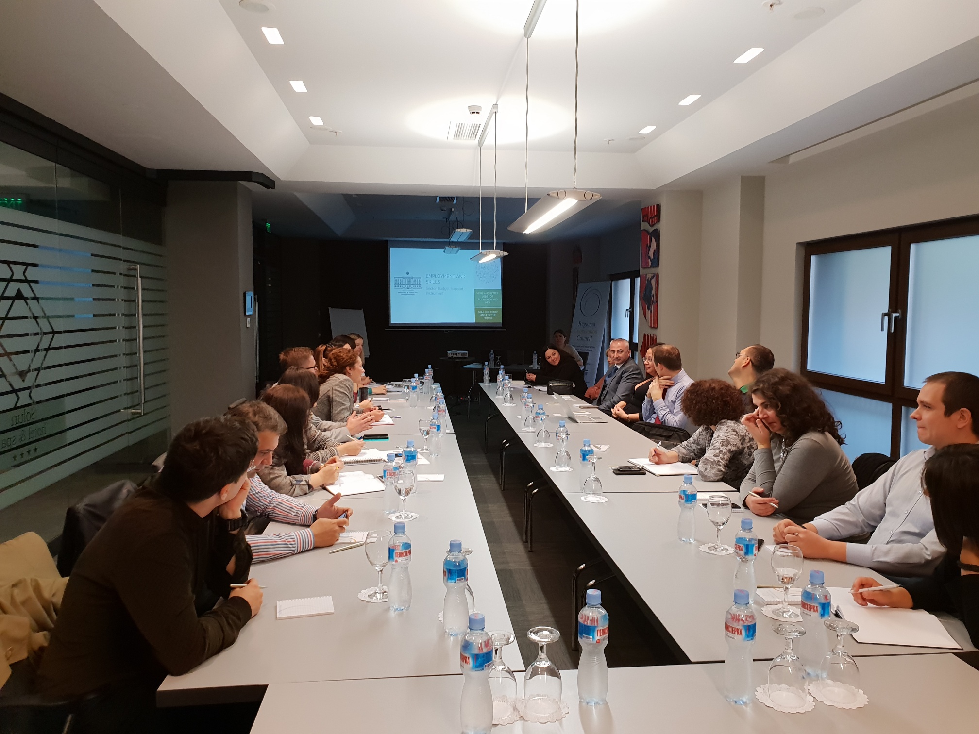 RCC’s ESAP project supported a visit of the Albanian delegation from Ministry of Economy and Finance to Skopje to meet with Ministries of Labour and Social Policy, Education, Finance and Secretariat for European Affairs on 29 October 2018. (Photo: RCC ESAP/Sanda Topic) 