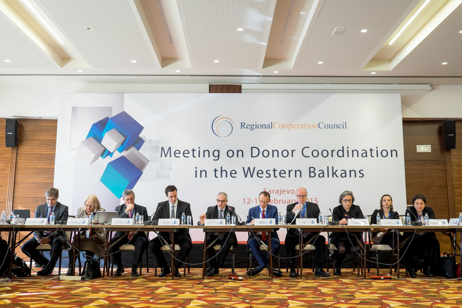 RCC hosted Meeting on Donor Corrdination in the Western Balkan, on 12-13 February 2015, in Sarajevo, BiH. (Photo RCC/Amer Kapetanovic)