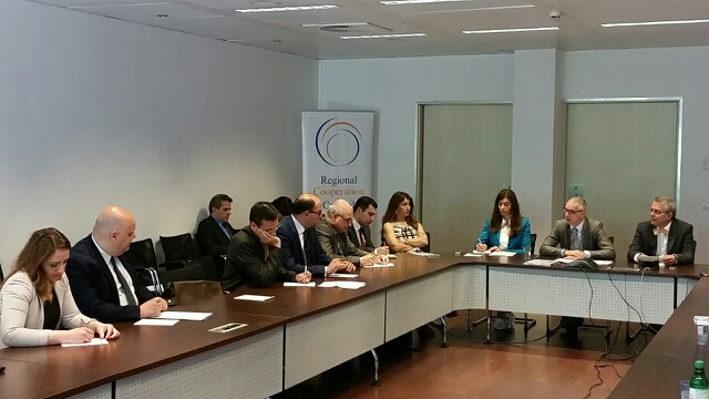 RCC Secretary General Goran Svilanovic briefs the Ambassadors of the South East European (SEE) countries accredited in Brussels, 5 June 2015 (Photo: RCC/Natasa Mitrovic) 