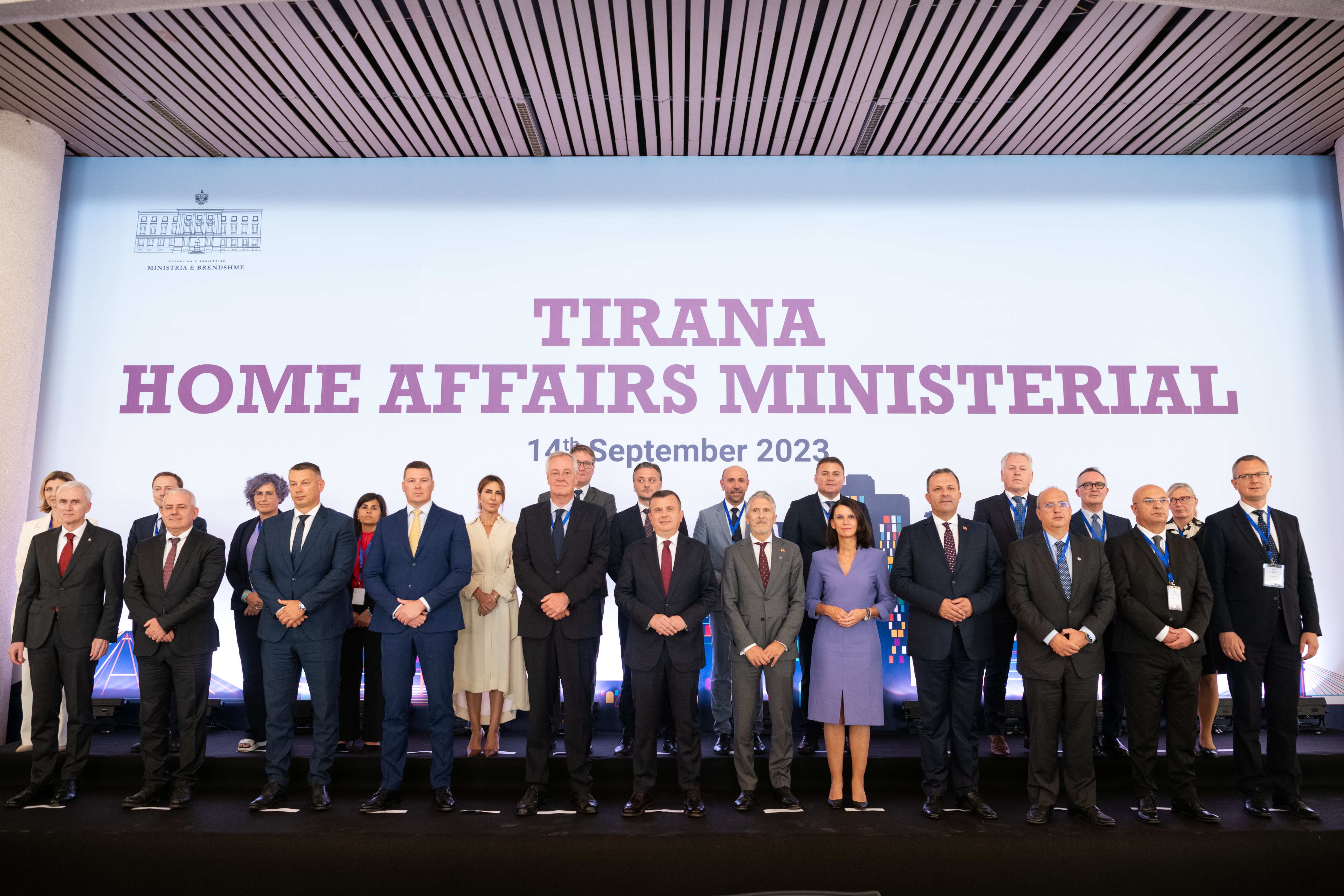 Ministerial Meeting of Ministries of Interior in Tirana, 14 September 2023 (Photo: Armand Habazaj)