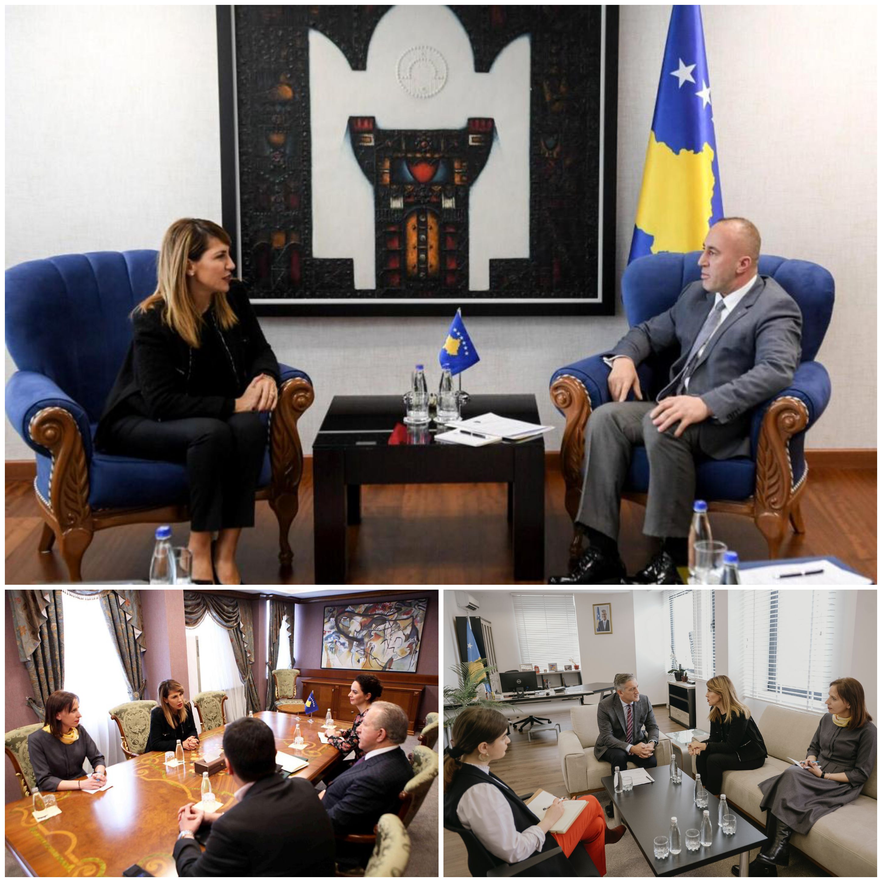 RCC Secretary General Majlinda Bregu meets top officials during her visit to Pristina on 18 January 2019 