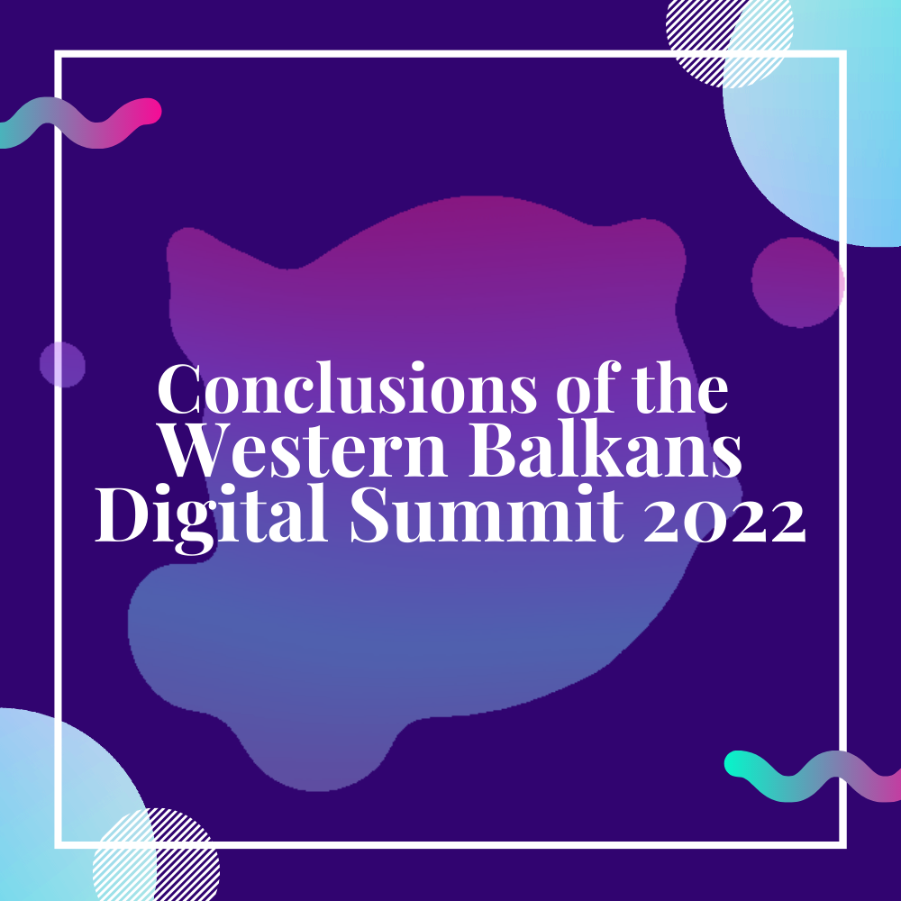 Conclusions of the Western Balkans Digital Summit 2022