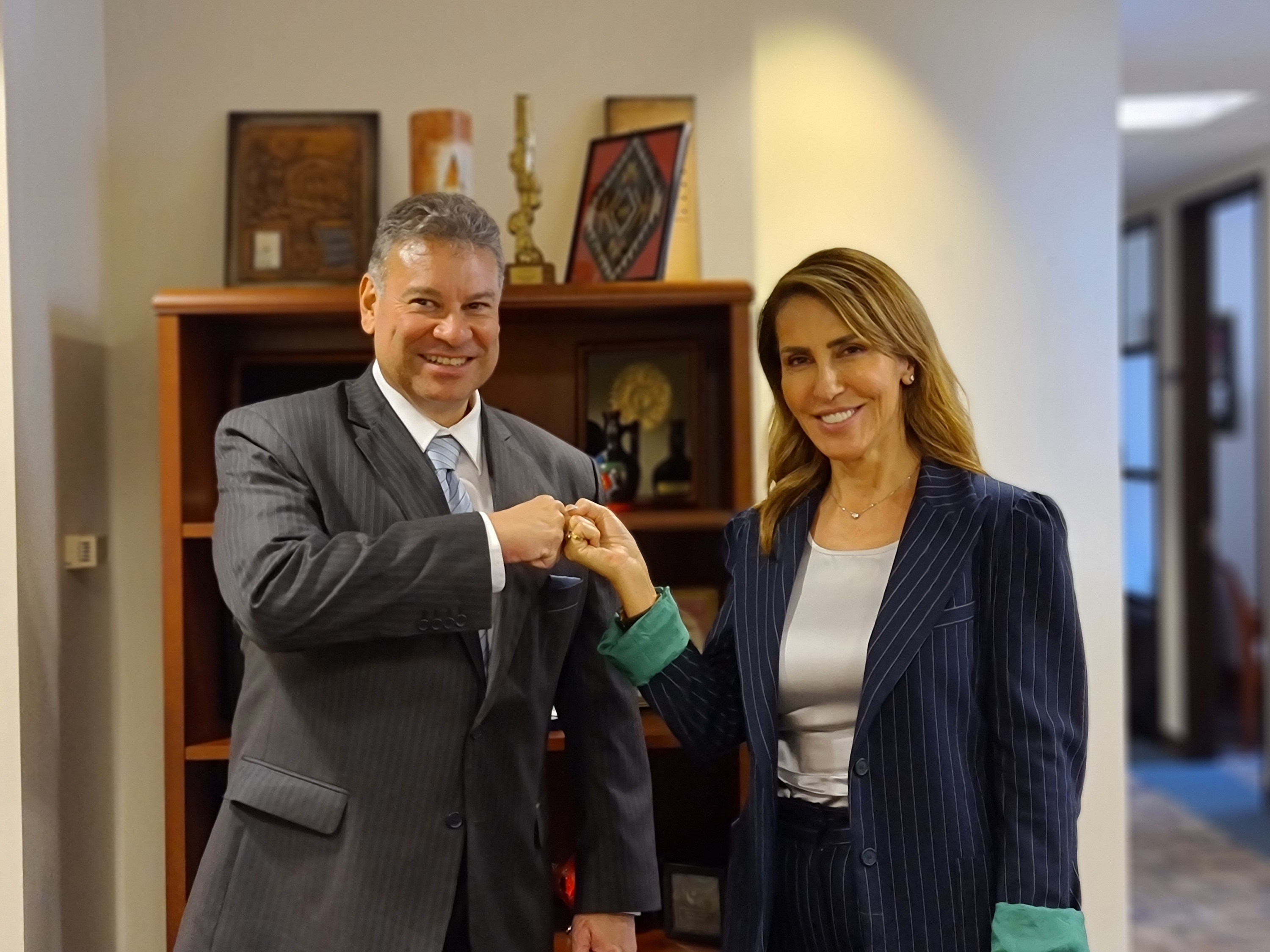 As a part of her official visit to Washington DC, RCC Secretary General Majlinda Bregu met with US State Department envoy for the Western Balkans, Gabriel Escobar, on 17 September 2021 (Photo: RCC/Selma Ahatovic Lihic)