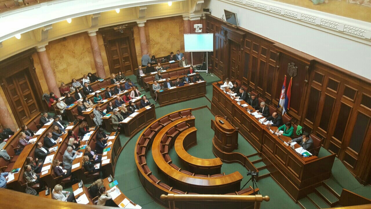 Public dialogue forum on Roma Integration kicks off with public hearing at Serbian National Assembly, on 13 October 2016, in belgrade. (Photo: RCC/Aleksandra Bojadjieva)