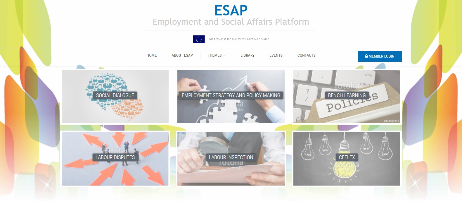 Employment and Social Affairs Platform (ESAP), http://www.esap.online/ (Photo: RCC)