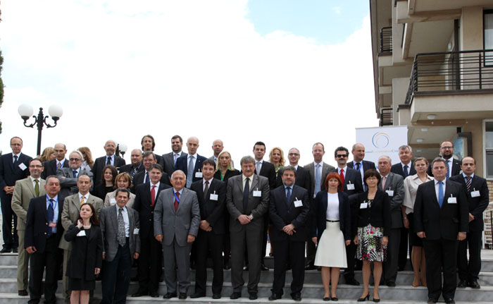 Participants of the fifth RCC Annual Meeting held on 30 May 2013 in Ohrid. (Photo RCC/Ljupcho Blagoevski)