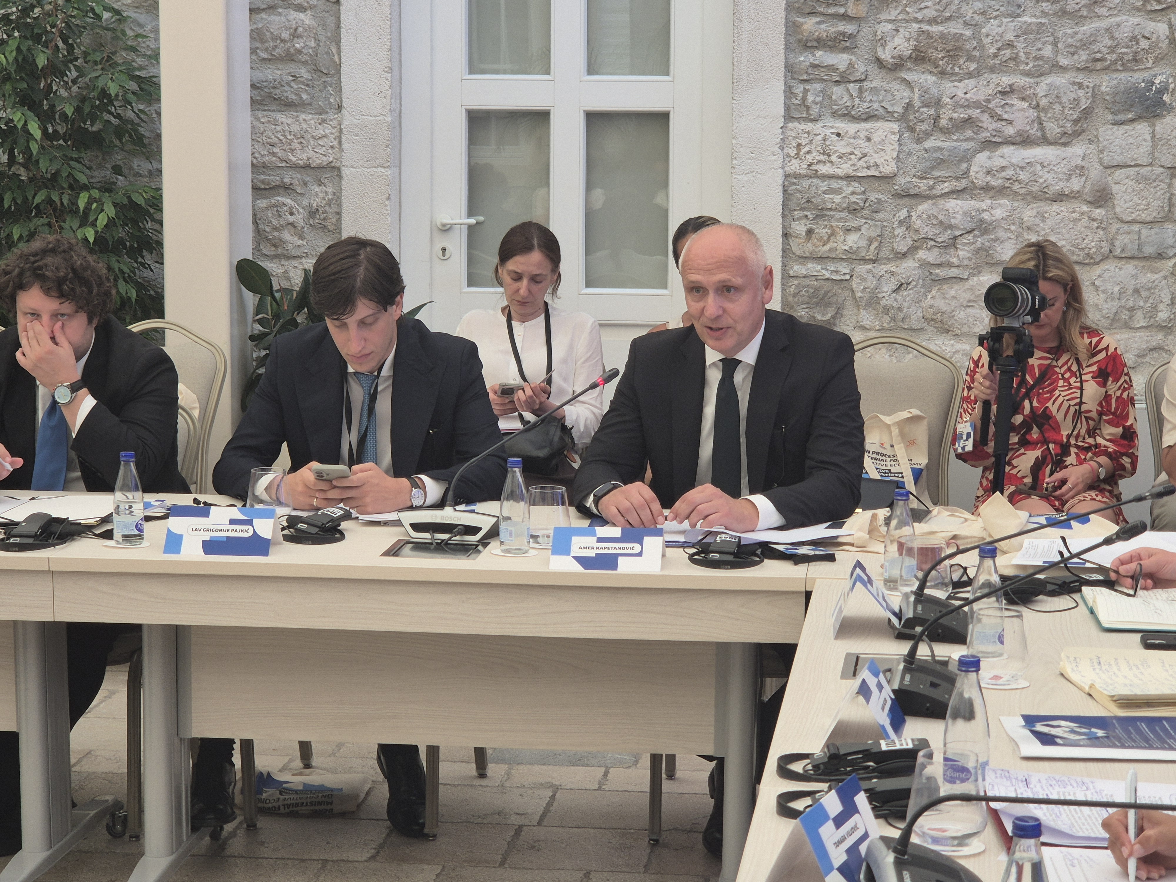 RCC Secretary General Amer Kapetanovic at the Berlin Process Ministerial Forum on the Creative Economy held in Herceg Novi on 18 June 2026 (Photo: RCC)