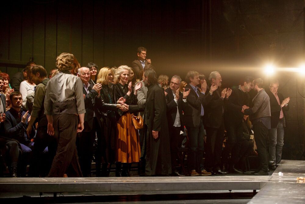 “Romeo and Juliet”, a theater play produced by Belgrade-based “Radionica Integracije” and “Quendra Multimedia” from Pristina, in Sarajevo National Theater on 21 March 2016. (Photo: RCC/Amer Kapetanovic)