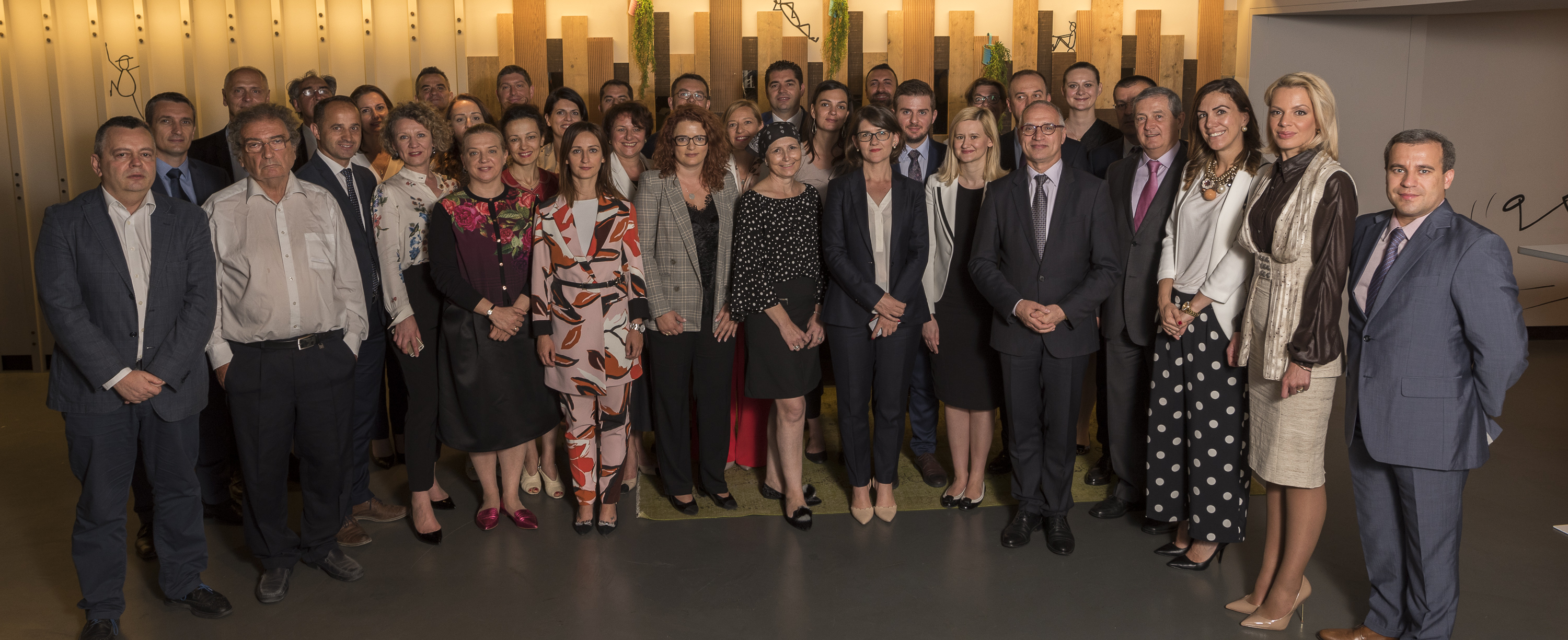 Participants of the 5th Annual meeting of the Regional Cooperation Council’s (RCC) South East Europe 2020 Strategy (SEE 2020) Governing Board, held in Brussels on 5 July 2018 (Photo: RCC/Jerome Hubert)