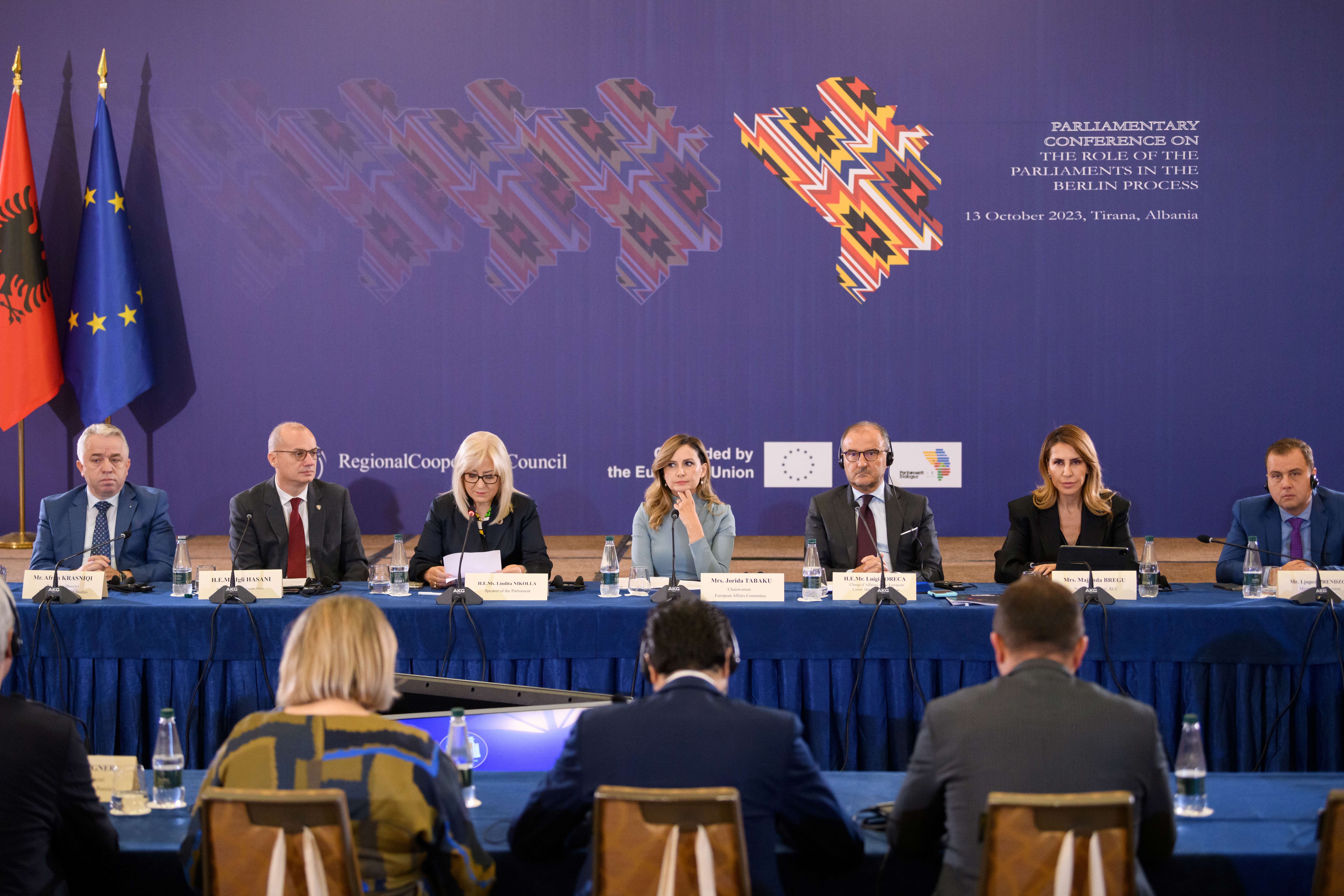 RCC Secretary General Majlinda Bregu at the Parliamentary Conference on