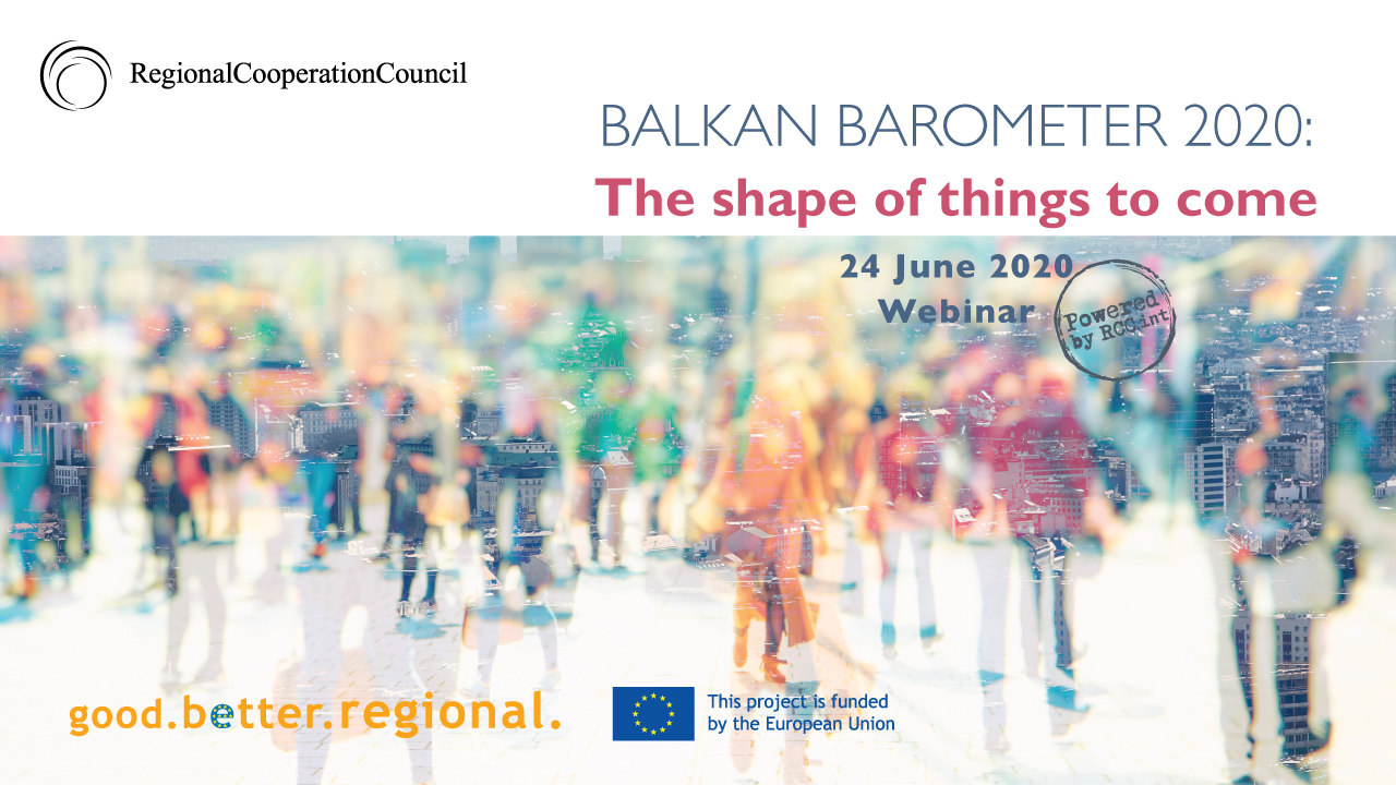 Launch of Balkan Barometer 2020 to take place on 24 June 2020 (Illistration: RCC/Sejla Dizdarevic)