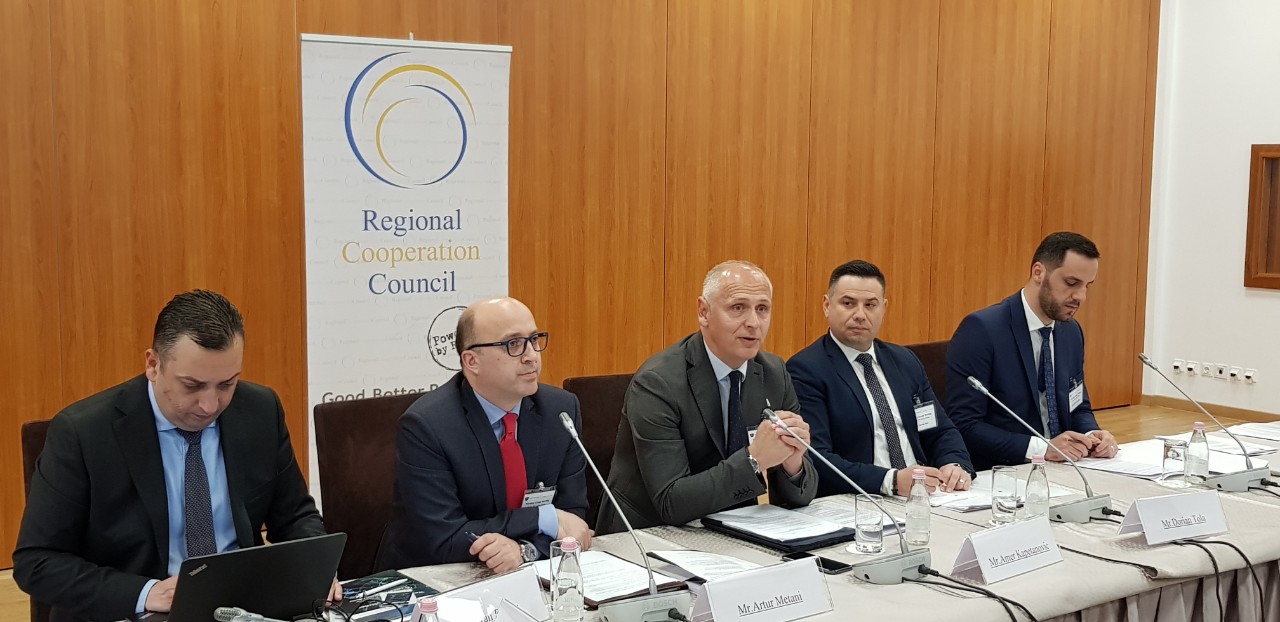 The South East European National Security Authorities’ (SEENSA) met in Tirana on 10 April 2019, at the meeting co-organized and co-chaired by the Regional Cooperation Council (RCC) and the National security agency (NSA) of Albania (Photo: RCC/Natasa Mitrovic) 