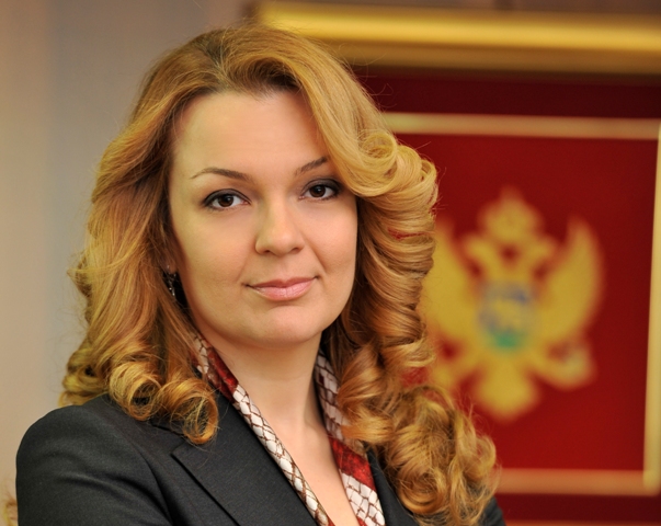 Sanja Vlahovic, Minister of Science, Montenegro (Photo: courtesy of Ms Vlahovic)