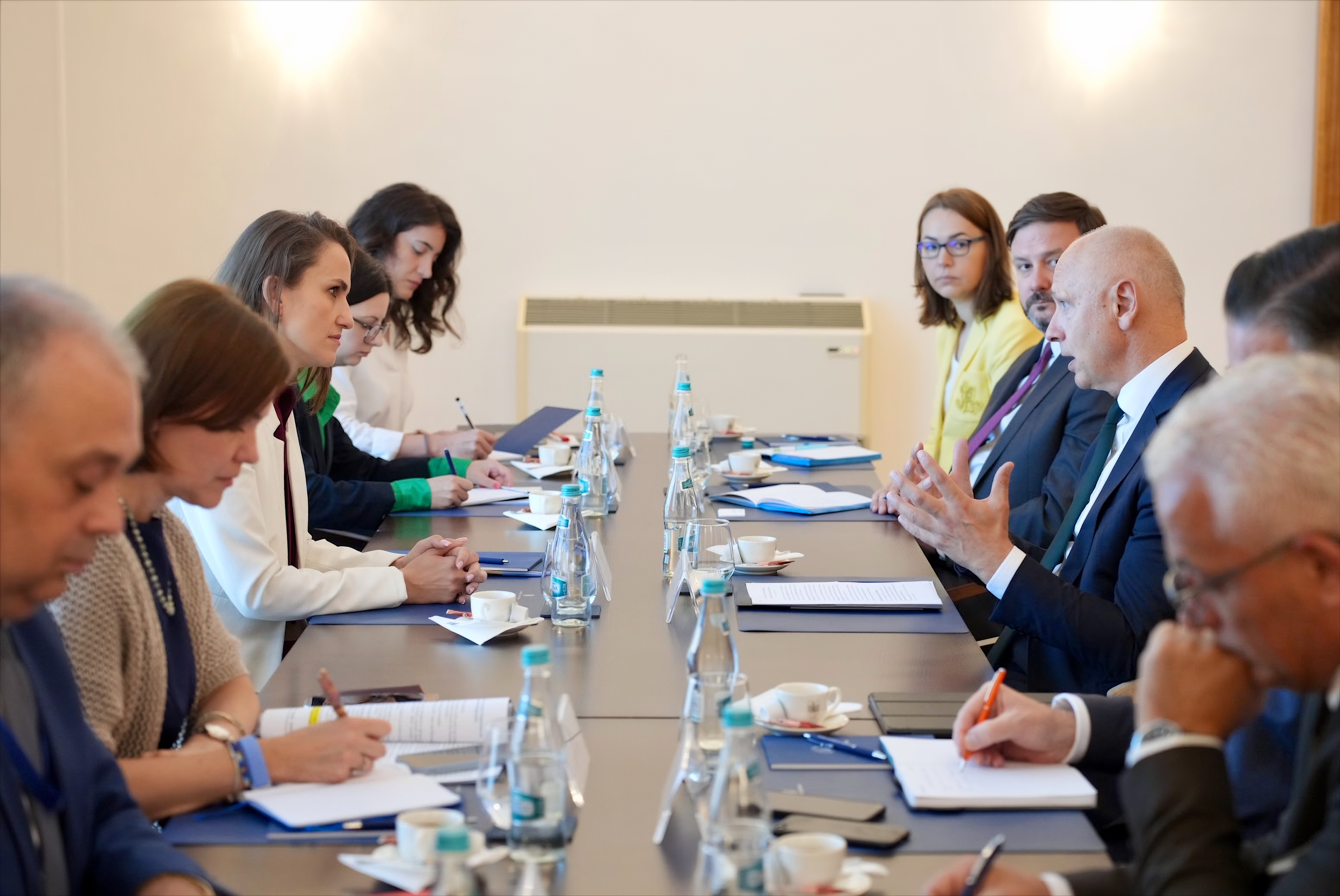 RCC Secretary General Amer Kapetanović met with Minister of Foreign Affairs of Romania Oana Țoiu in Bucharest on 28 July 2026 (Photo: RCC/Stefan Banu) 