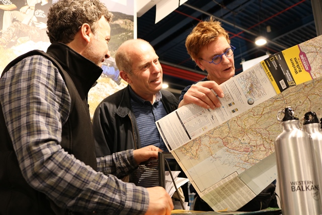 Western Balkans' tours operators promote regional adventure tourism offer at the Fiets en Wandelbeurs fair in Utrecht, Netherlands. 1-3 March 2019, Powered by RCC (Photo: RCC/Nikola Gaon)