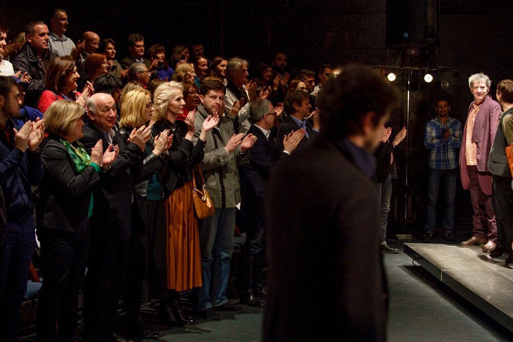 RCC supported “Romeo and Juliet”, a theater play produced by Belgrade-based “Radionica Integracije” and “Quendra Multimedia” from Pristina, performance in Sarajevo National Theater on 21 March 2016. (Photo: RCC/Amer Kapetanovic)