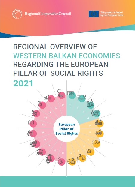 Regional Overview of Western Balkan Economies Regarding the European Pillar of Social Rights 2021 