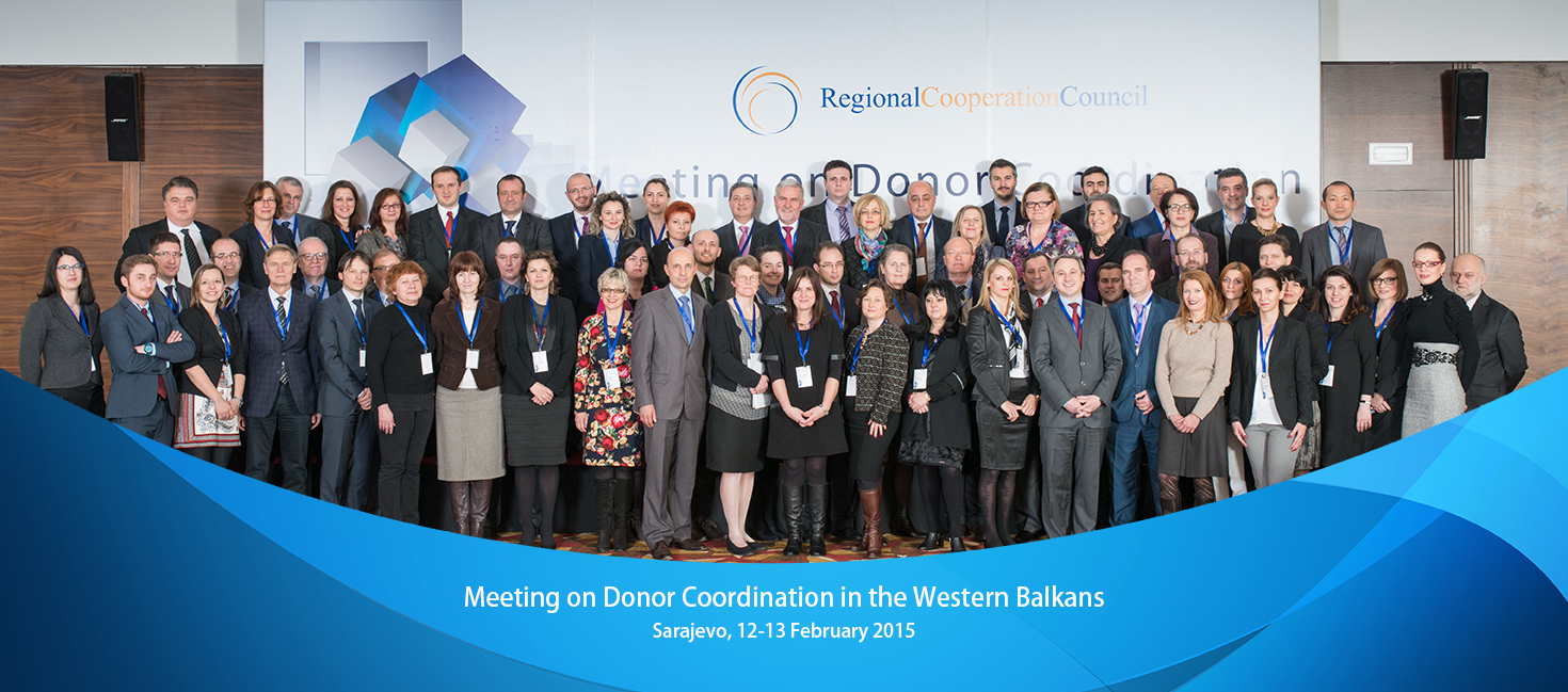 RCC hosted Meeting on Donor Corrdination in the Western Balkan, on 12-13 February 2015, in Sarajevo, BiH. (Photo RCC/Amer Kapetanovic)