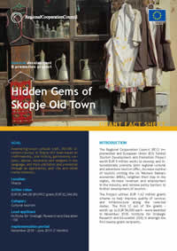 Hidden Gems of Skopje Old Town, GRANT FACT SHEET