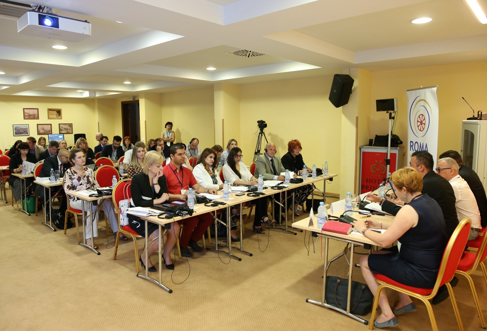 Participants of the “Holistic Approach to Housing for Roma in the Enlargement Region” conference, organized by the Regional Cooperation Council (RCC)’s Roma Integration 2020 (RI2020) Action Team, in Bar (Montenegro), on 31 May 2018. (Photo: RCC/Radonja Srdanovic)