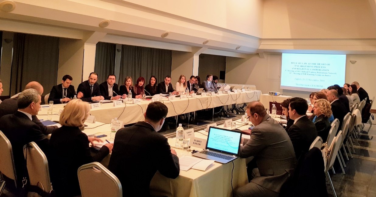 The Regional Cooperation Council (RCC) hosted the 3rd Meeting of the South East Europe (SEE) Network of Judicial Training Institutions “Rule of Law at the heart of enlargement process – regional cooperation”, in Zagreb, Croatia on 21-22 November 2018 (Photo: RCC/Elvira Ademovic)